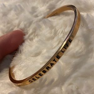 Mantraband Celebrate Life Rosegold